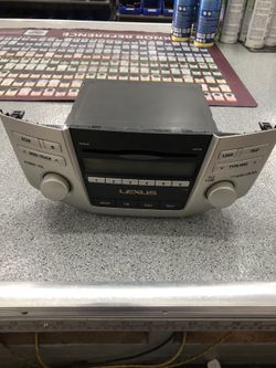 OEM Lexus radio with CD player