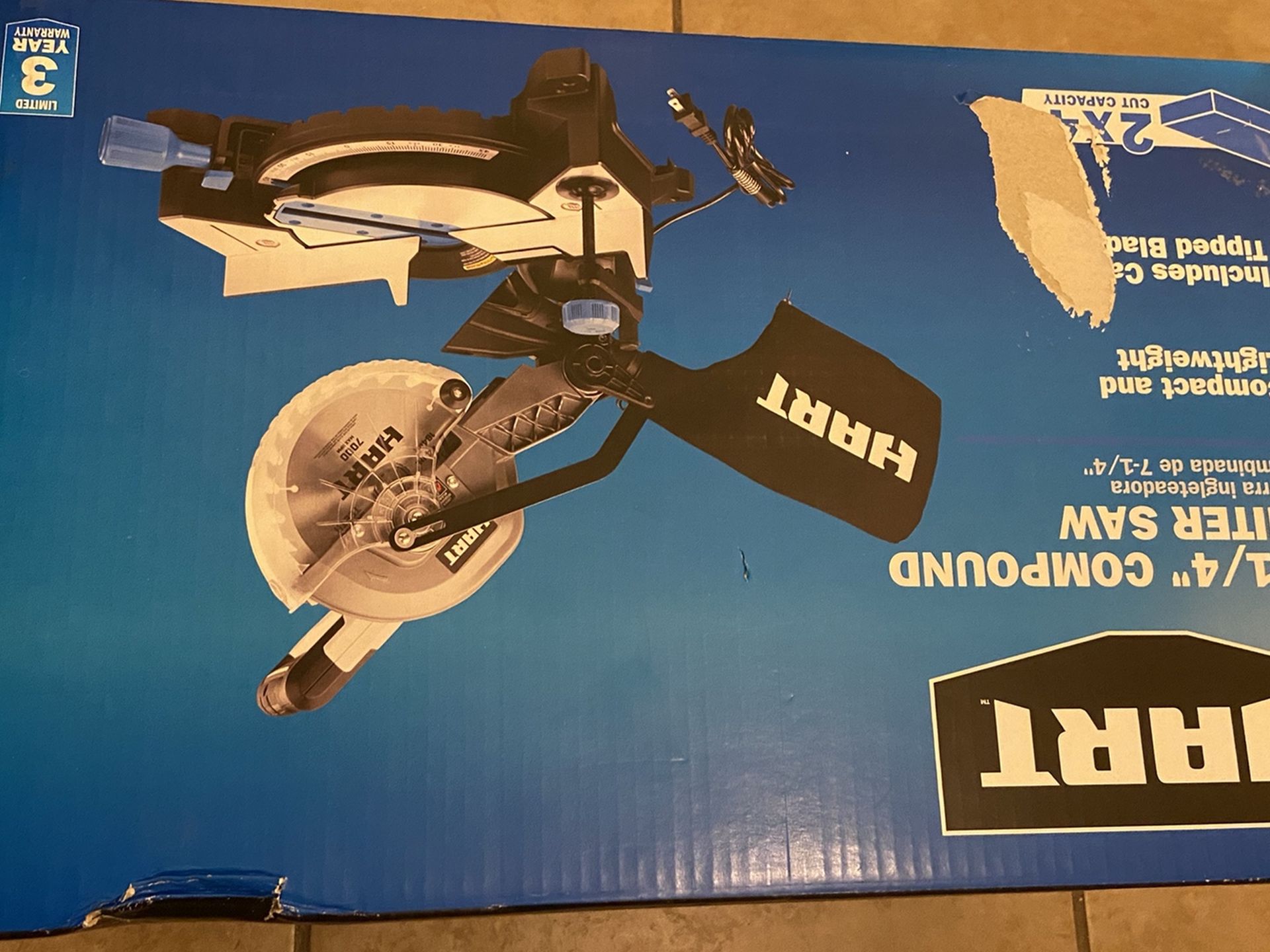 Hart Compound Miter Saw - New In Original Box - $75