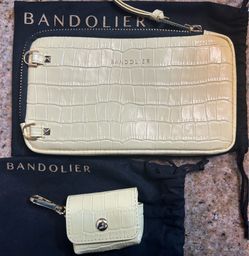NEW BANDOLIER crossbody pouch & air pod case