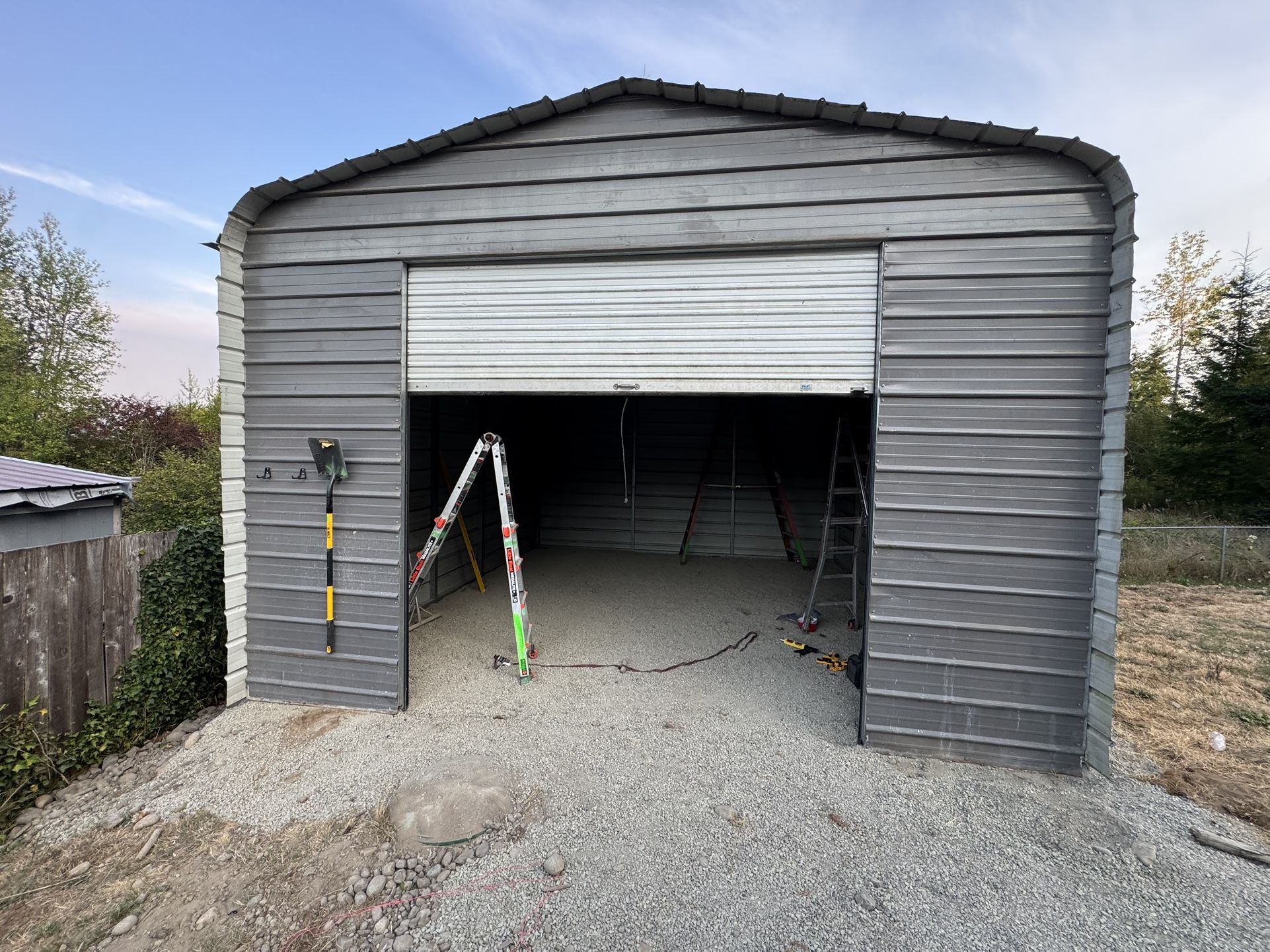 22 x 18 Foot Metal Shed