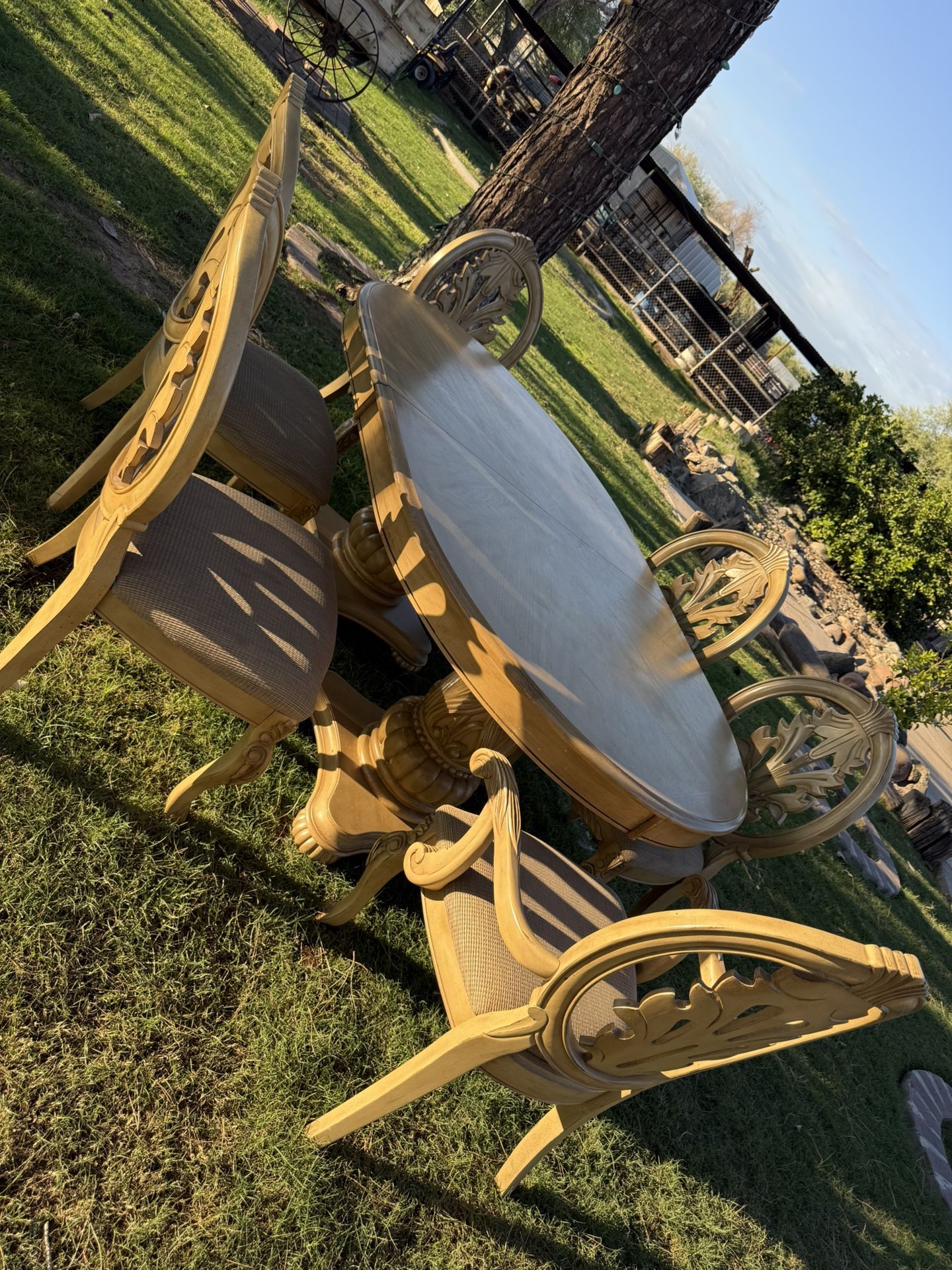 6 Chairs Dining Table