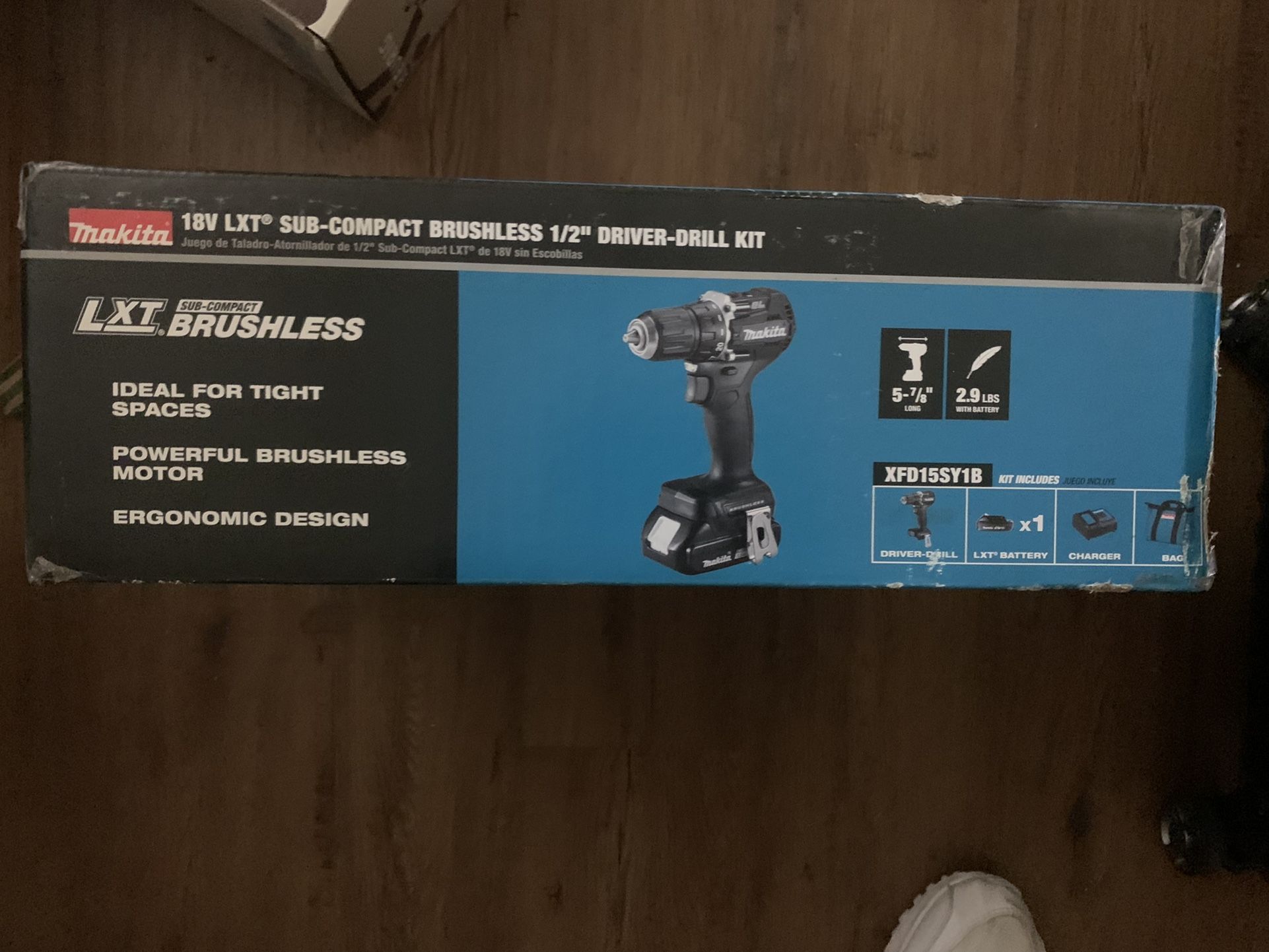 Makita 18v LXT Sub-compact Brushless 1/2” Driver-drill Kit 