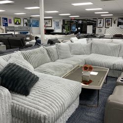 Corduroy Sectional Sale! Same Day Delivery! 0 Money Down!