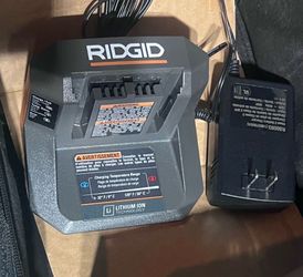 RIDGID Charger and tools carrying case - NEW