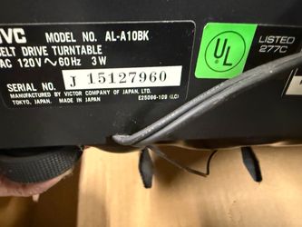 JVC turntable