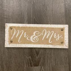 Mr. & Mrs. Sign