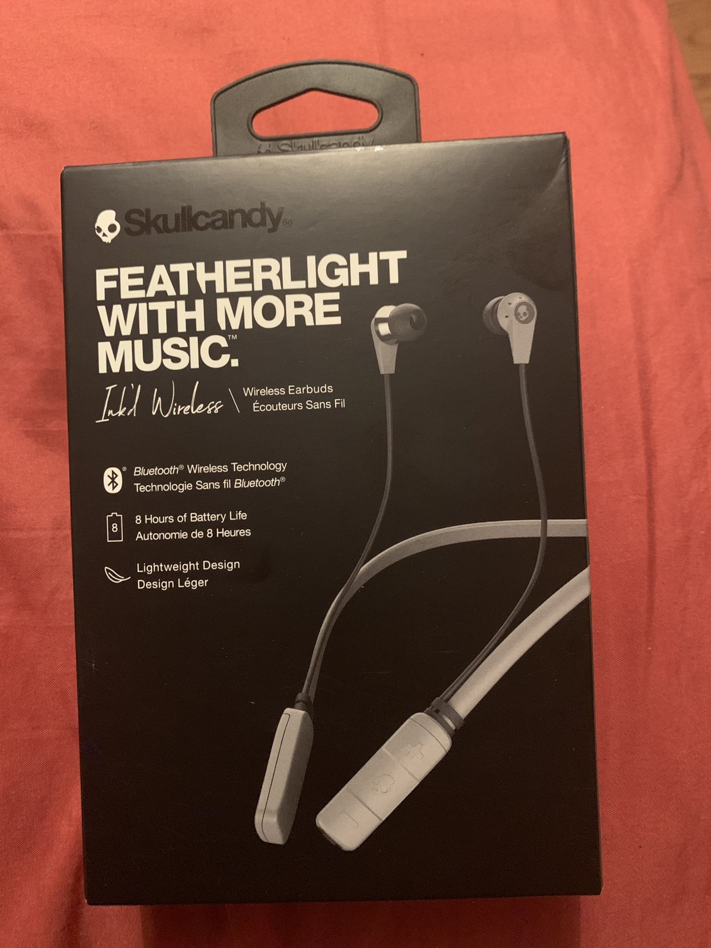 SkullCandy featherlight ink’d wireless head set