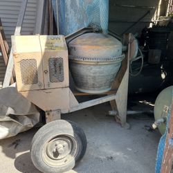 4 Cu Ft Cement Mixer (gas powered)