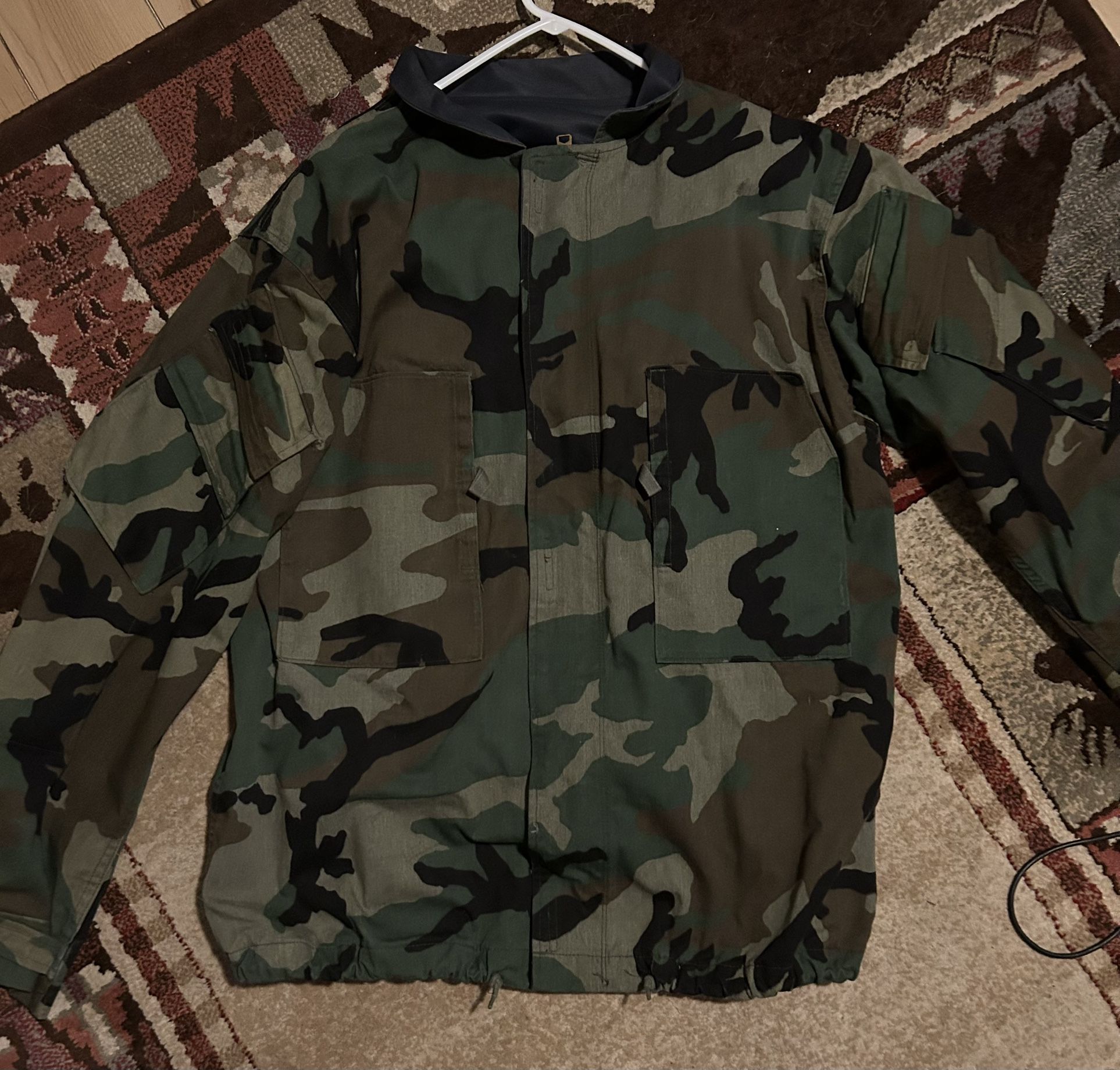 Camo Jacket And Pants 
