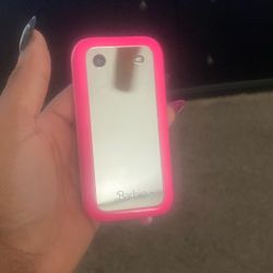 brand new never used barbie flip phone