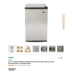 Whynter 2.1 CU. FT. Mini Freezer