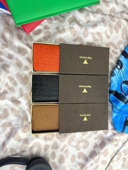 Piel Frama Leather Wallets Set of 3
