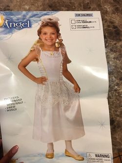 angel costumes, sizes 2-4, 4-6