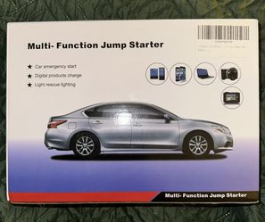 Brand New Multi-Function Jump Starter includes Cables, Charger, & Travel Case 
