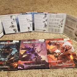 D&D Books & DM Screen