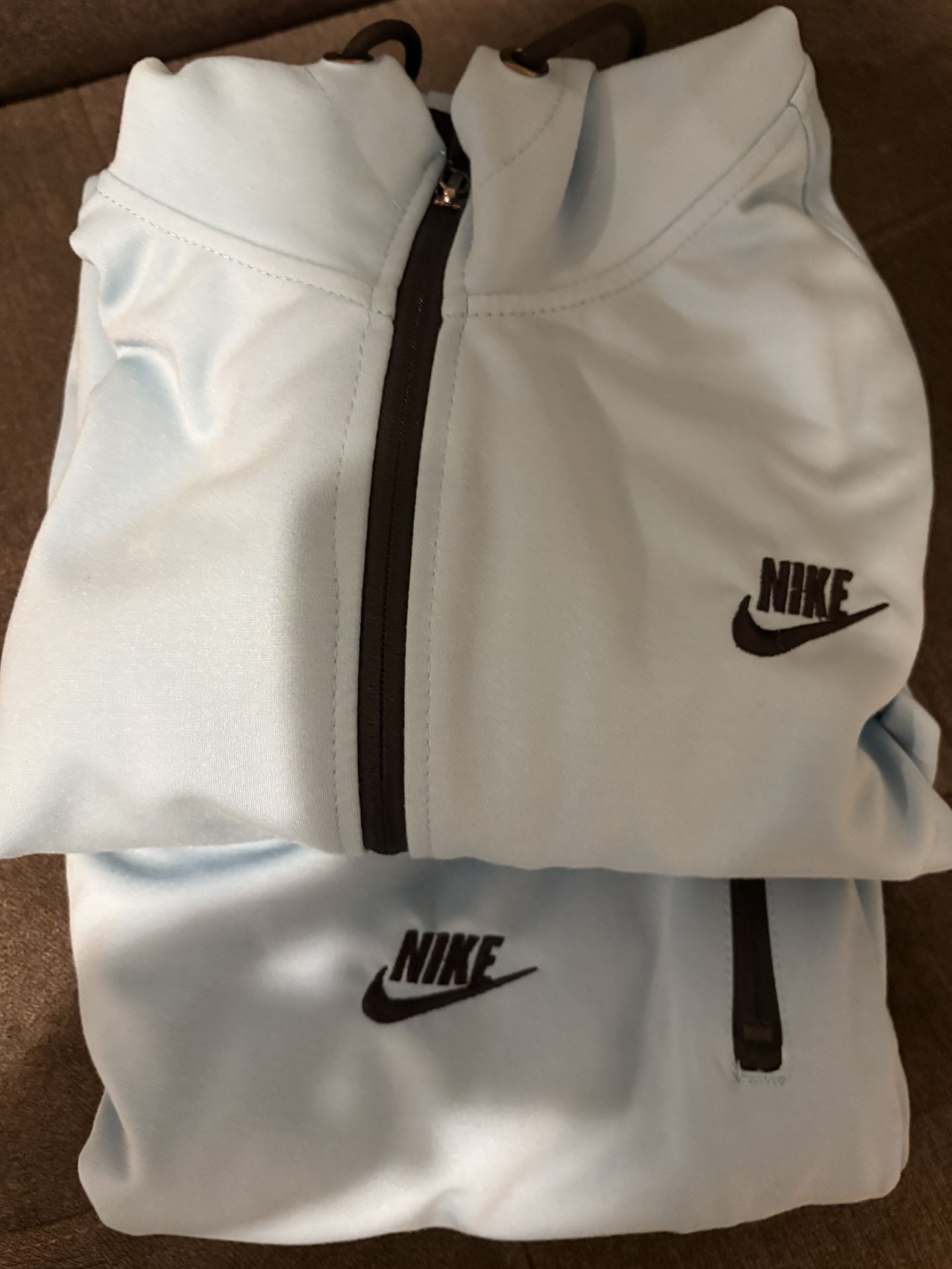 150$ Nike Tech Fleece Whole Track Suit Top and Bottom Blue