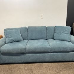 Turquoise Blue / Teal-ish Couch 