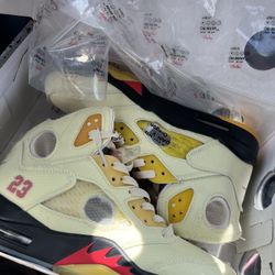 Jordan 5 Off White