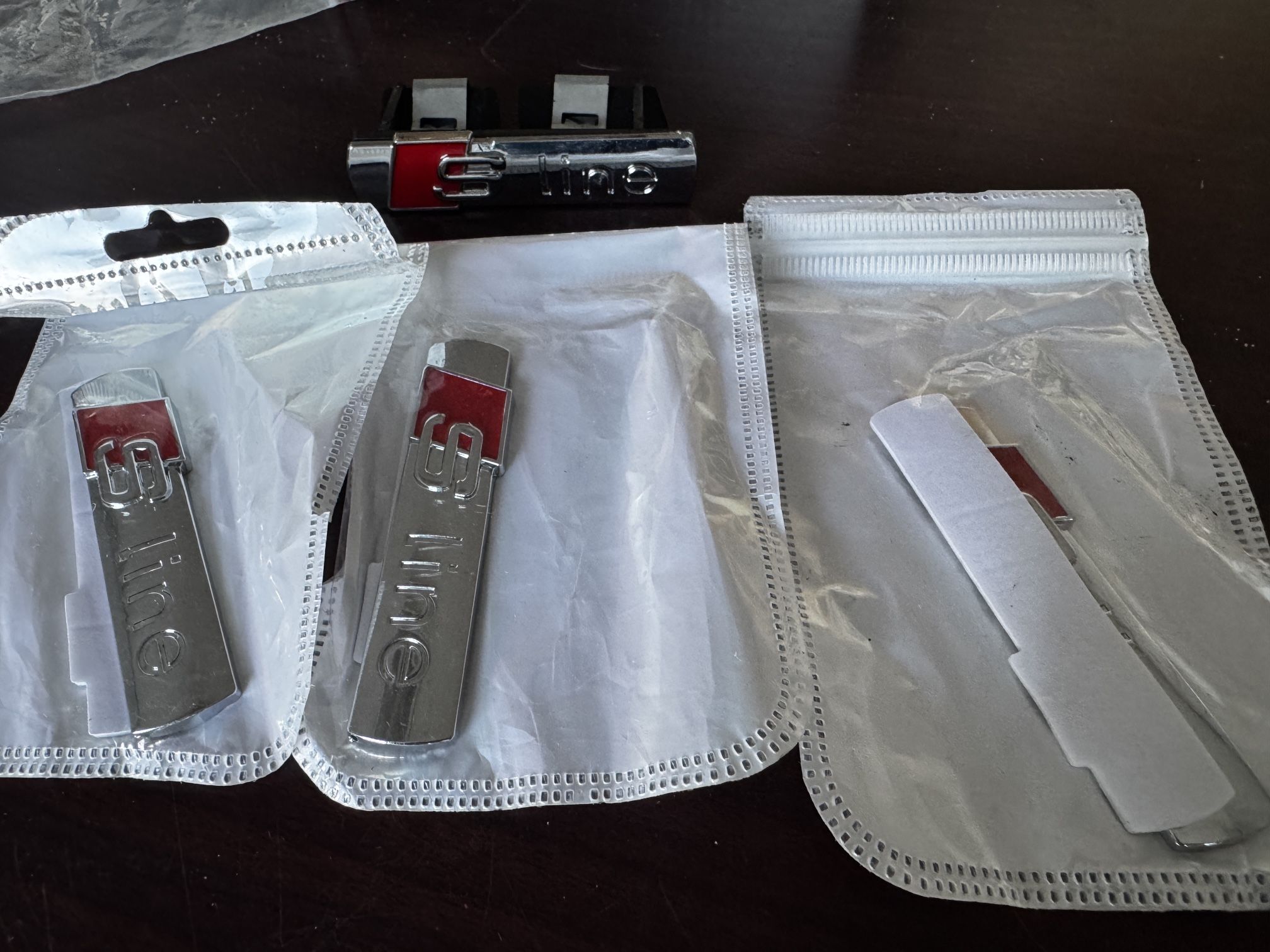 Audi S_Line Emblem Matte Badges