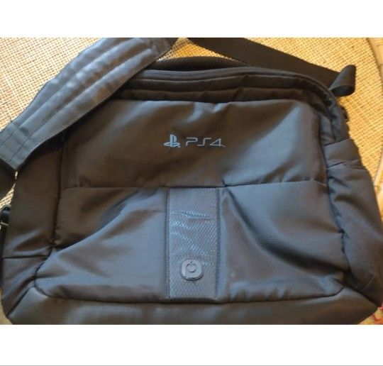 PS4/Shoulder Power Bag Travel Carry Messenger Bag Black