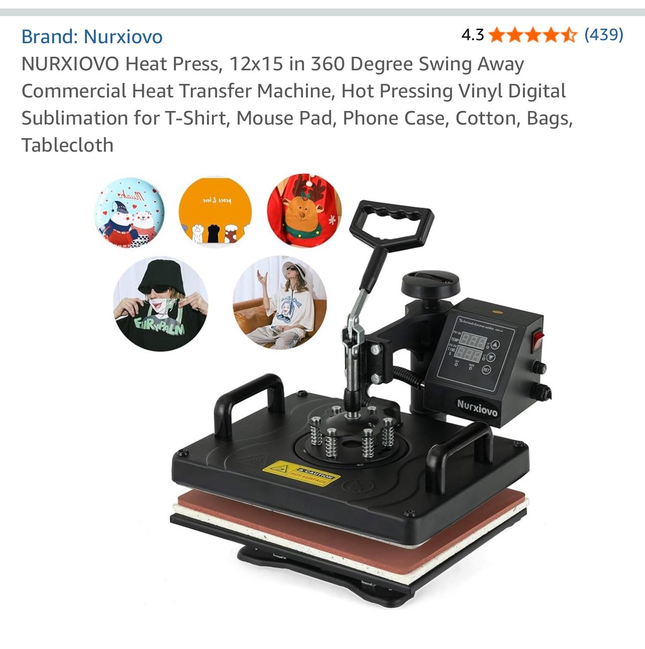Tshirt Heat Press