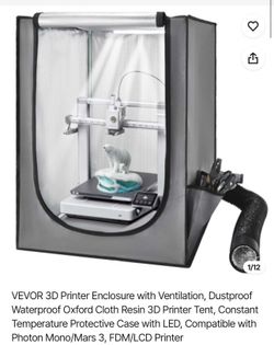 3D Printer Enclosure with Ventilation,
