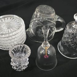 Crystal bell, Crystal Coasters, Waterford Lismore 