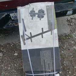 weights workout rack