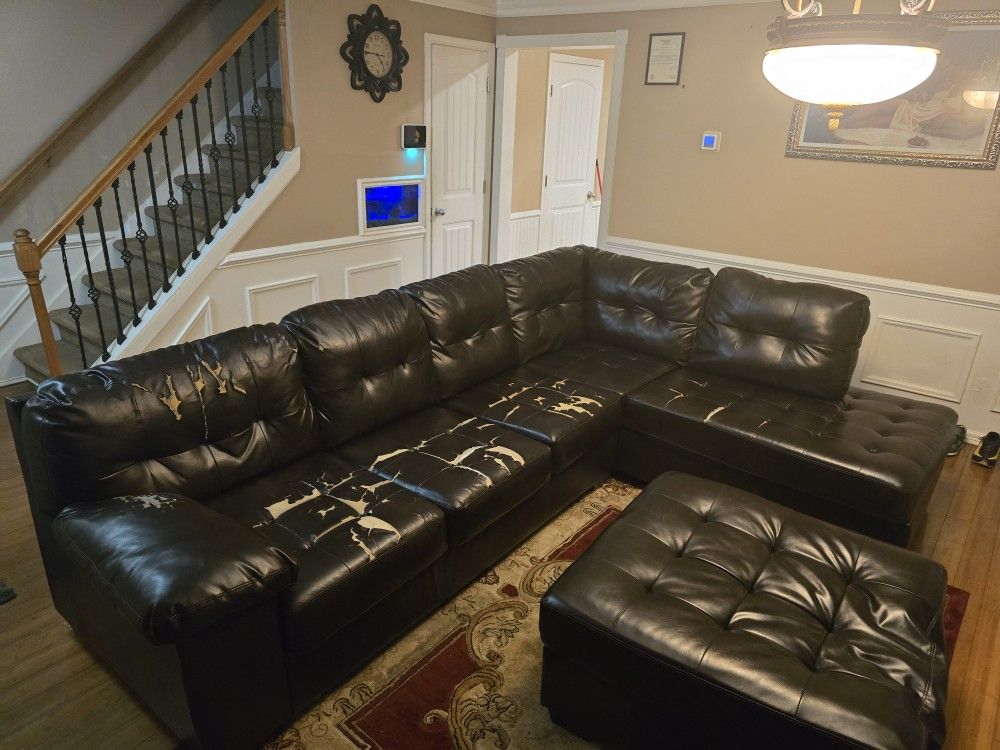 Sectional And Ottoman