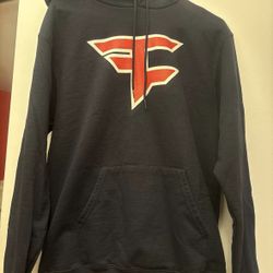 Faze clan hoodie size M navy blue