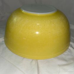 Vintage Pyrex Yellow Mixing Bowl #404 4 Quart Primary Colors Nesting Large