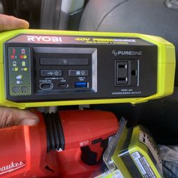 Ryobi 40v Power Source/ 40v Battery Charger