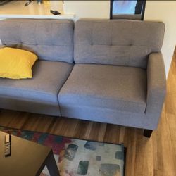 Grey Love Seat Couch $300