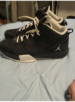 Nike Jordan Jumpman BCT Mid Black Basketball Shoes Mens 12 Used 454043-010