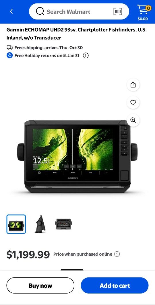 Garmin ECHOMAP UHD2 74sv