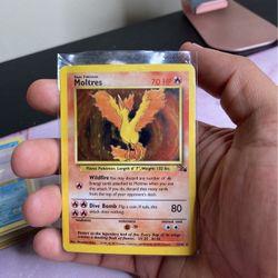 Moltres Holo From Jungle Set 