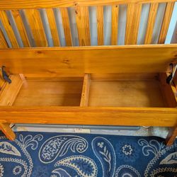 Toy Storage Bench 