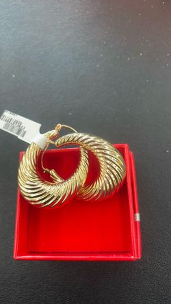 Gold Shrimp Earrings