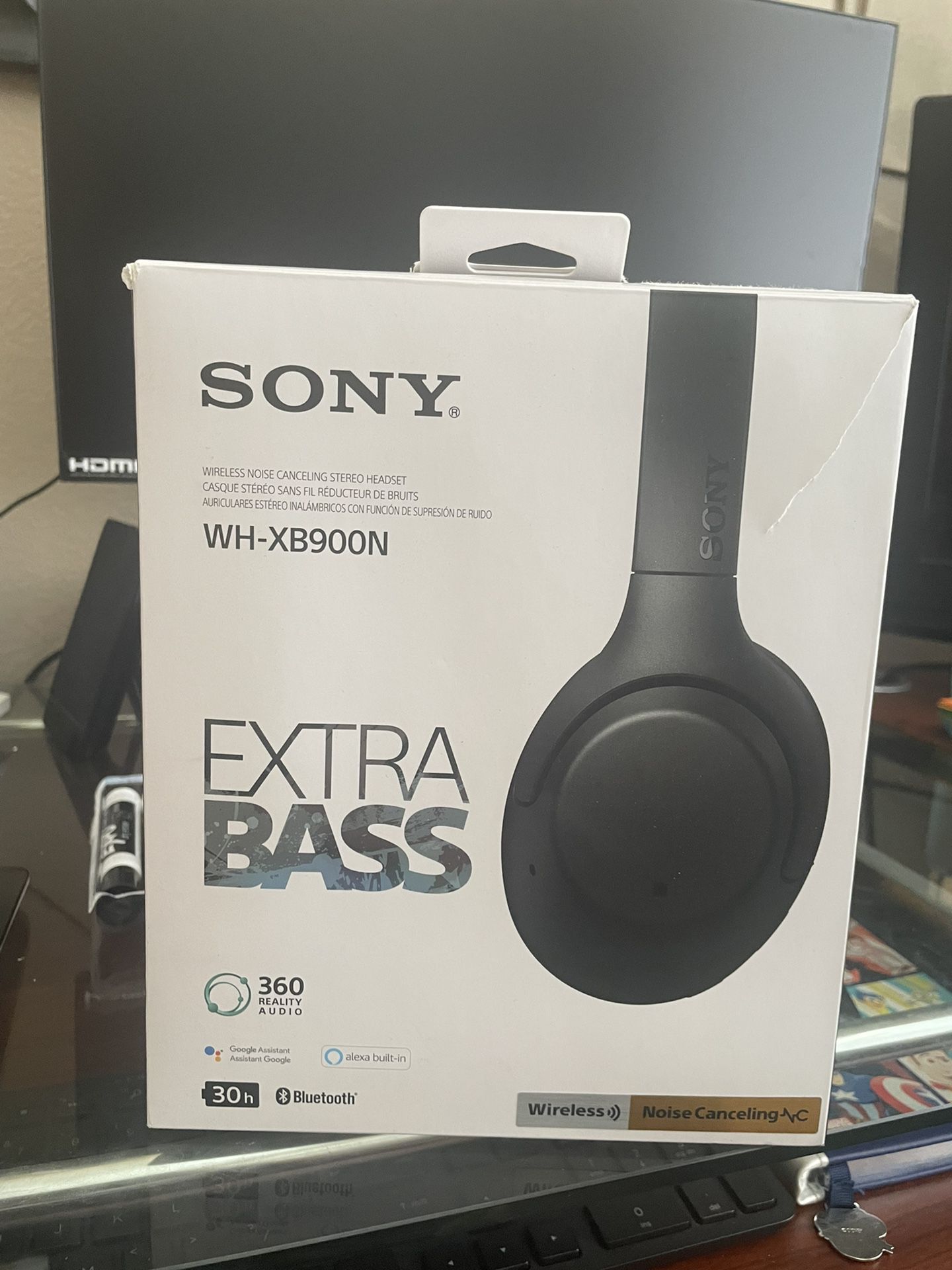 Sony Headphones WHXB900N