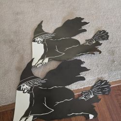 BEISTLE WITCH 1989 WALL HANGINGS LOT OF 4