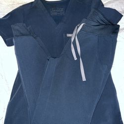 XXS Figs Catarina One-Pocket Scrub Top Zamora Jogger Scrub Pants