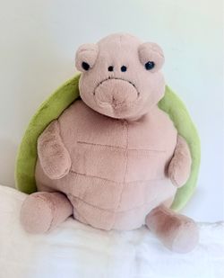 Jellycat Timmy Turtle BIG 18.5in SIZE! w/dust bag! BNWT Rare!