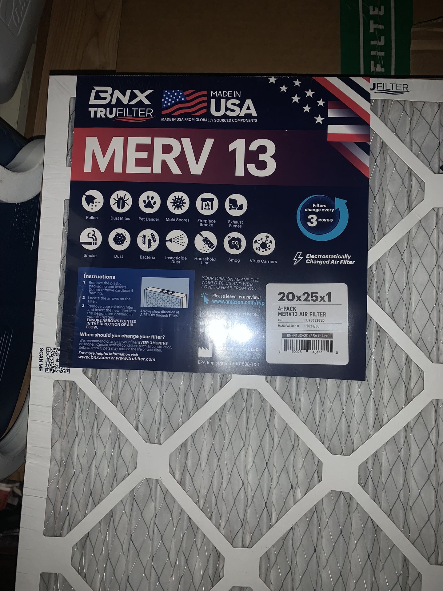 BNF Tru Filter MERV 13 Filters