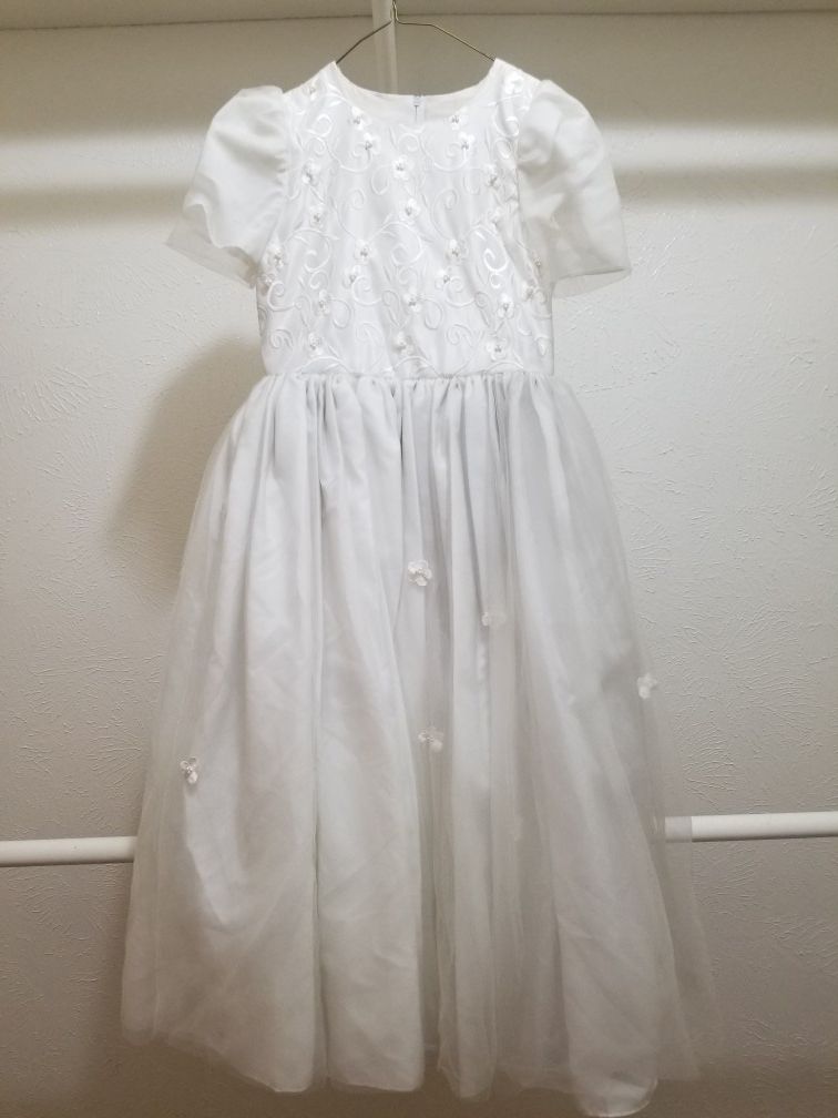 Young Girl's Fancy Formal Evening Ballroom Dress Size 12