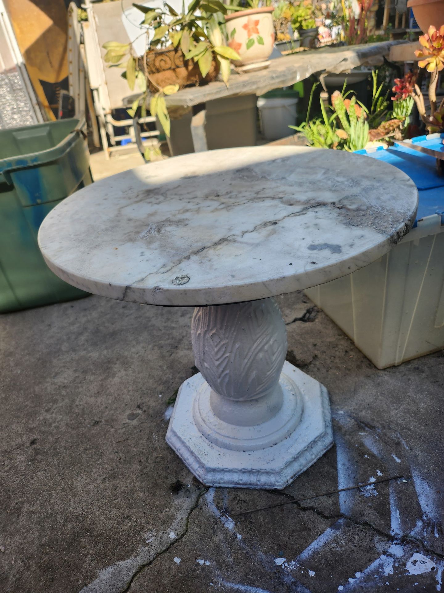 Vintage Marble garden table