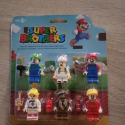 Super Mario Brothers Legos Auction Figures Brand New 