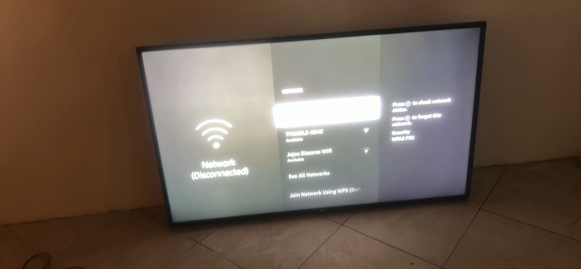 LG 50 Inch Tv And Amazon Fire stick