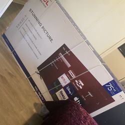 75in TCL Roku Tv