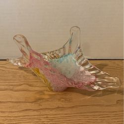 Multicolor pastel trinket dish glass A3