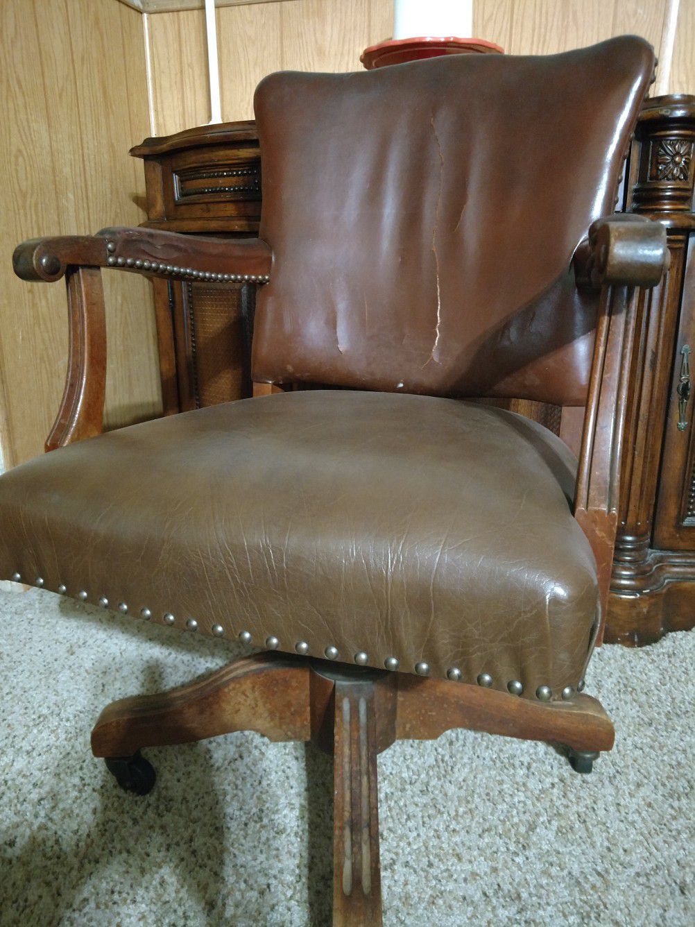 Antique Leather Chair